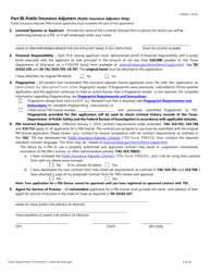 Form FIN602 Application for Individual Adjuster License - Texas, Page 5