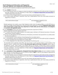 Form FIN602 Application for Individual Adjuster License - Texas, Page 6