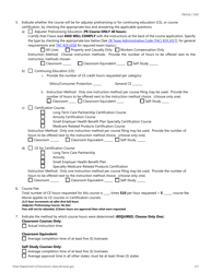 Form FIN516 Application for Course Certification - Texas, Page 2