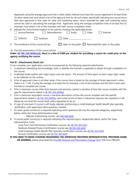 Form FIN516 Application for Course Certification - Texas, Page 3