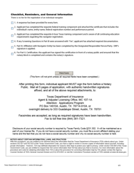 Form FIN579 Renewal Application for Navigator Individual Registration - Texas, Page 5