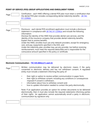 Form HMO007 Evidence of Coverage (Eoc) Checklist - Single Health Care Service Plan - Dental Care - Texas, Page 15