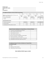 Form PC367 Exhibit E Expense Information - Including Disallowed Expense Adjustment - Texas, Page 2