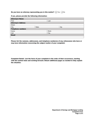 Complaint Form - Texas, Page 4