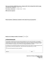 Complaint Form - Texas, Page 5