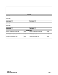 DCYF Form 15-259A Case Plan - Washington, Page 3