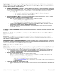 Articles of Amendment - Washington Nonprofit Corporation Miscellaneous and Mutual - Washington, Page 2