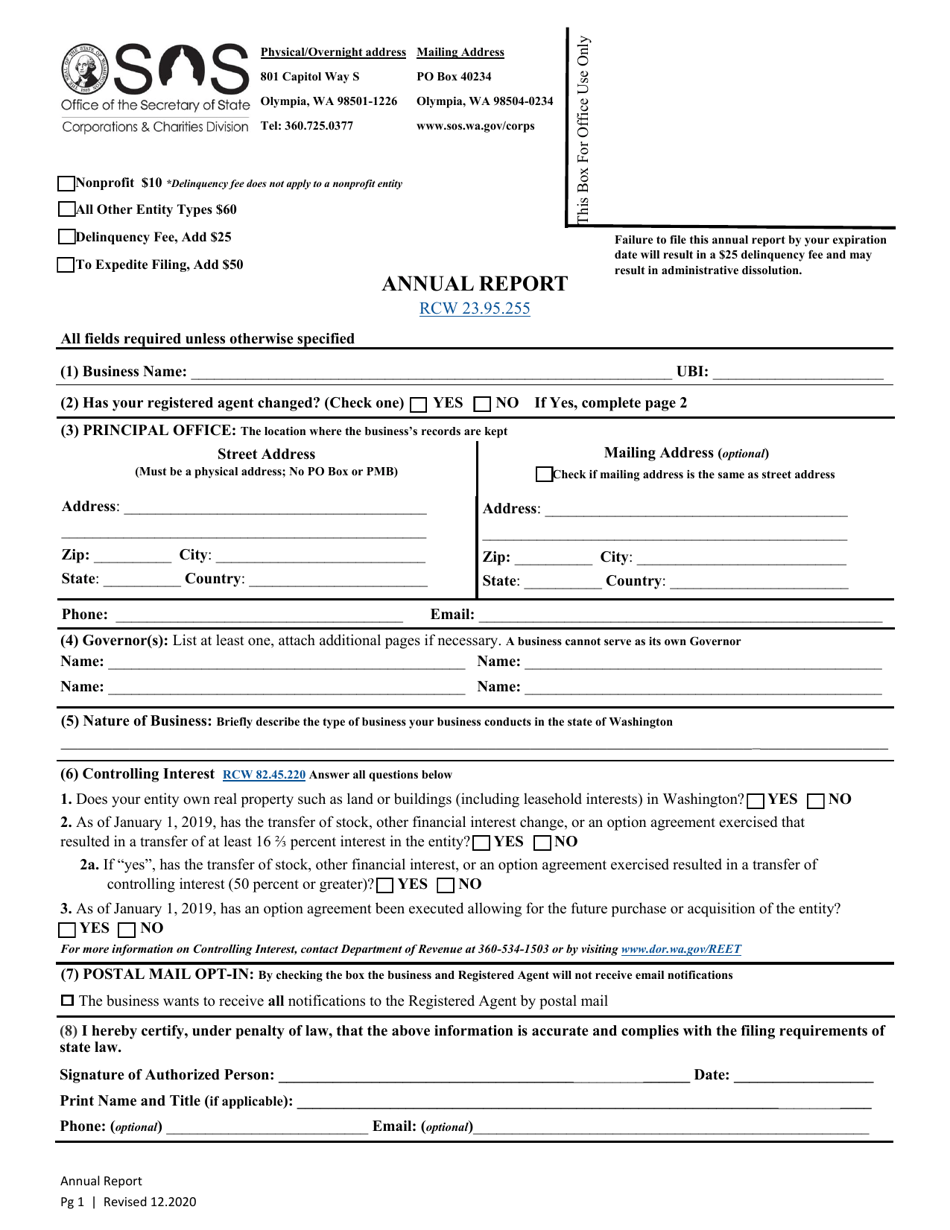 Annual Report - Washington, Page 3