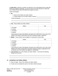 Form GDN M502 Petition to Terminate or Change Minor Guardianship or Non-parent Custody Order - Washington, Page 5