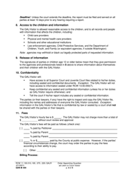 Form GDN M409 Order Appointing Guardian Ad Litem or Court Visitor - Washington, Page 3