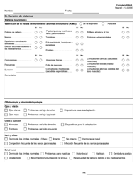 Formulario 8584-S Valoracion Integral De Enfermeria - Texas (Spanish), Page 3