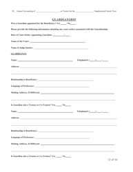 Form SNT-12 Supplemental Needs Trust Accounting - New York City, Page 12