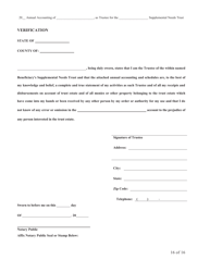 Form SNT-12 Supplemental Needs Trust Accounting - New York City, Page 16