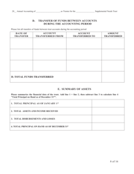 Form SNT-12 Supplemental Needs Trust Accounting - New York City, Page 8