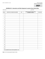Form BOE-517-EG Property Statement - Electric Generation Companies - California, Page 11