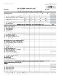 Form BOE-517-EG Property Statement - Electric Generation Companies - California, Page 9