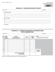 Form BOE-517-PW Property Statement - Intercounty Flumes, Canals, Ditches, Aqueducts - California, Page 6