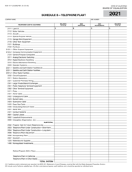 Form BOE-517-LE Property Statement - Local Exchange Telephone Companies - California, Page 4