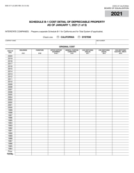 Form BOE-517-LE Property Statement - Local Exchange Telephone Companies - California, Page 5