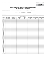 Form BOE-517-LE Property Statement - Local Exchange Telephone Companies - California, Page 6