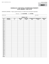 Form BOE-517-LE Property Statement - Local Exchange Telephone Companies - California, Page 7