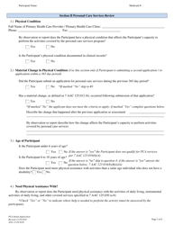 Form PCS-08 Personal Care Services Initial Application - Alaska, Page 3