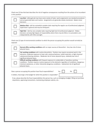 Position Classification Questionnaire - Arkansas, Page 3