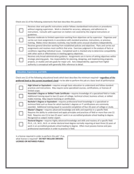 Position Classification Questionnaire - Arkansas, Page 5