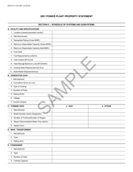 Form BOE-571-C Power Plant Property Statement - California, Page 2