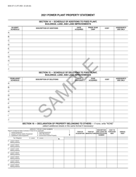 Form BOE-571-C Power Plant Property Statement - California, Page 7