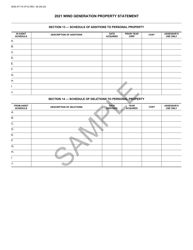 Form BOE-571-W Wind Generation Property Statement - Sample - California, Page 12