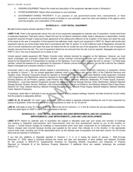 Form BOE-571-L Business Property Statement, Long Form - Sample - California, Page 6