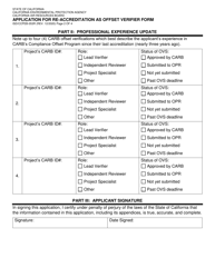 Form ISD/CCPEB-053R Application for Re-accreditation as Offset Verifier Form - California, Page 2