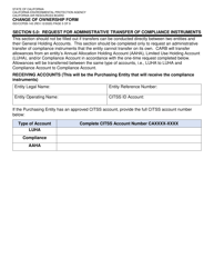 Form ISD/CCPEB-143 Change of Ownership Form - California, Page 5