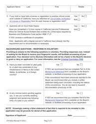 Form 37A-520A Application for Subsequent Associate Clinical Social Worker Registration - California, Page 5