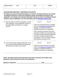 Form 37A-656 Application for Subsequent Associate Professional Clinical Counselor Registration - California, Page 5
