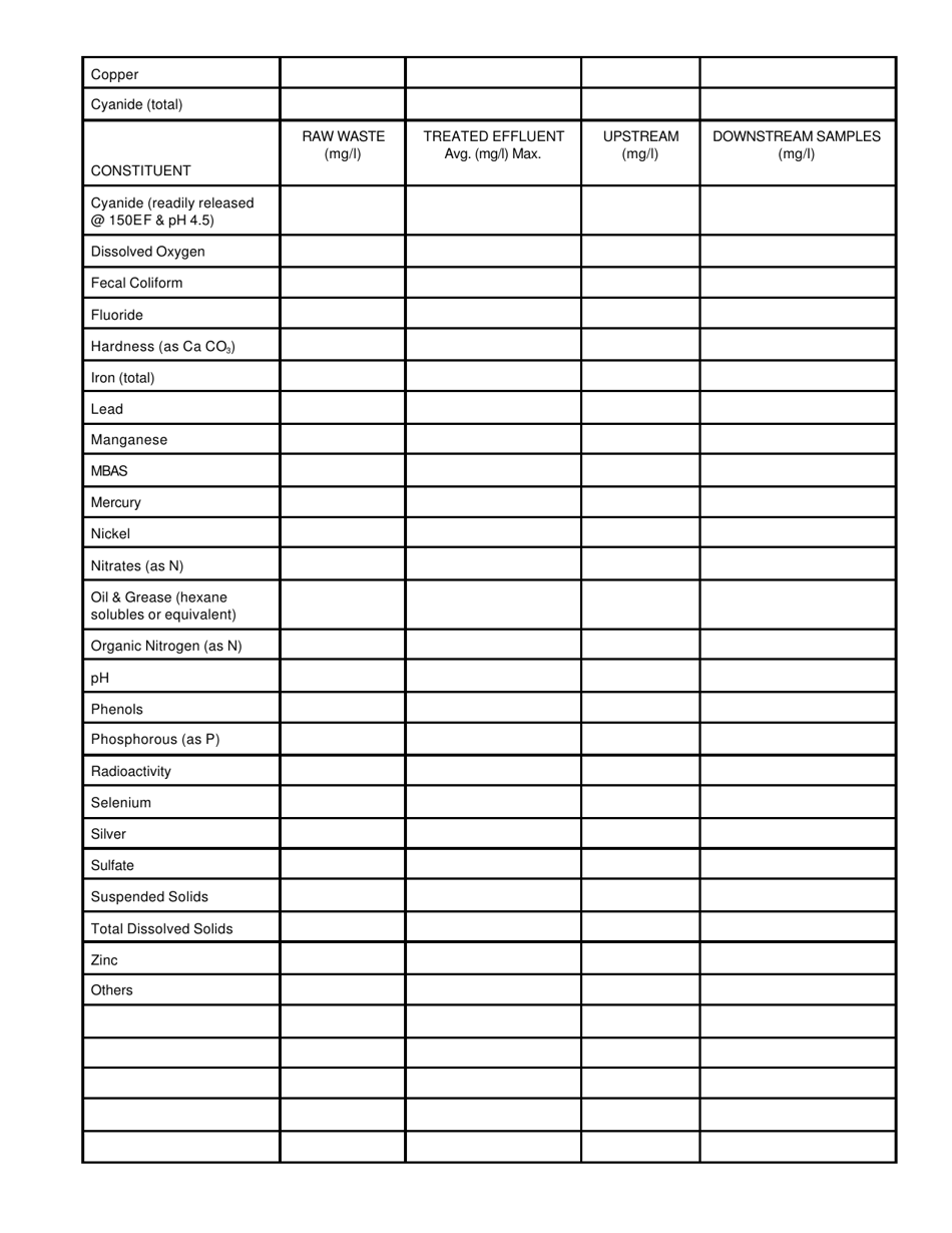 Schedule N Waste Characteristics - Illinois, Page 4