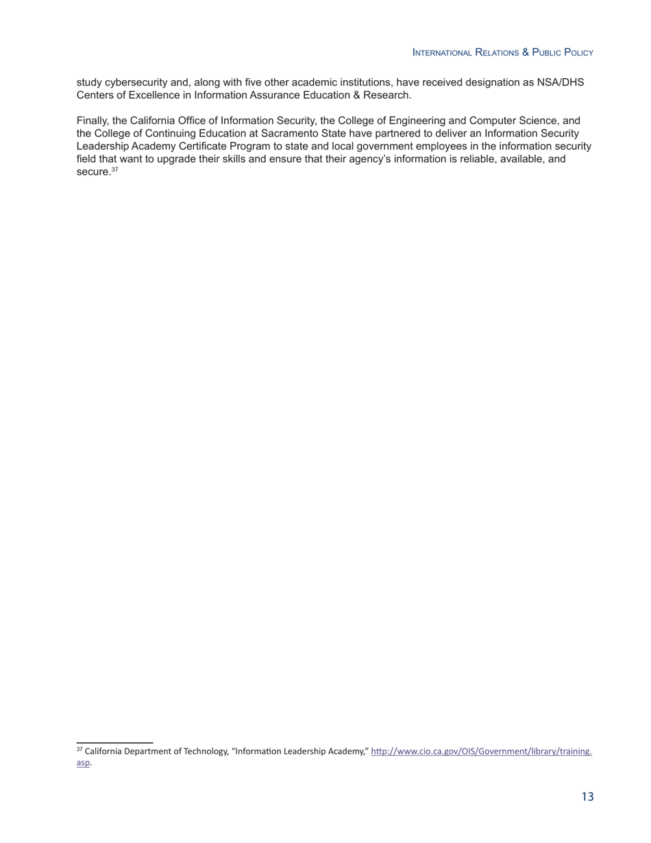 State of the States on Cybersecurity - Francesca Spidalieri, Pell Center, Page 13