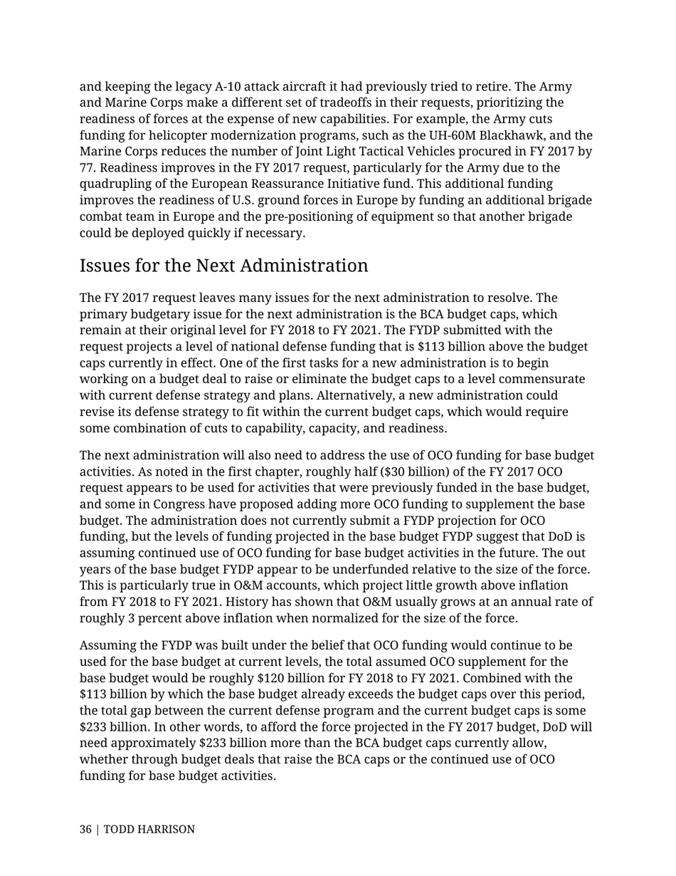 Analysis of the FY 2017 Defense Budget - Todd Harrison, Csis, Page 43