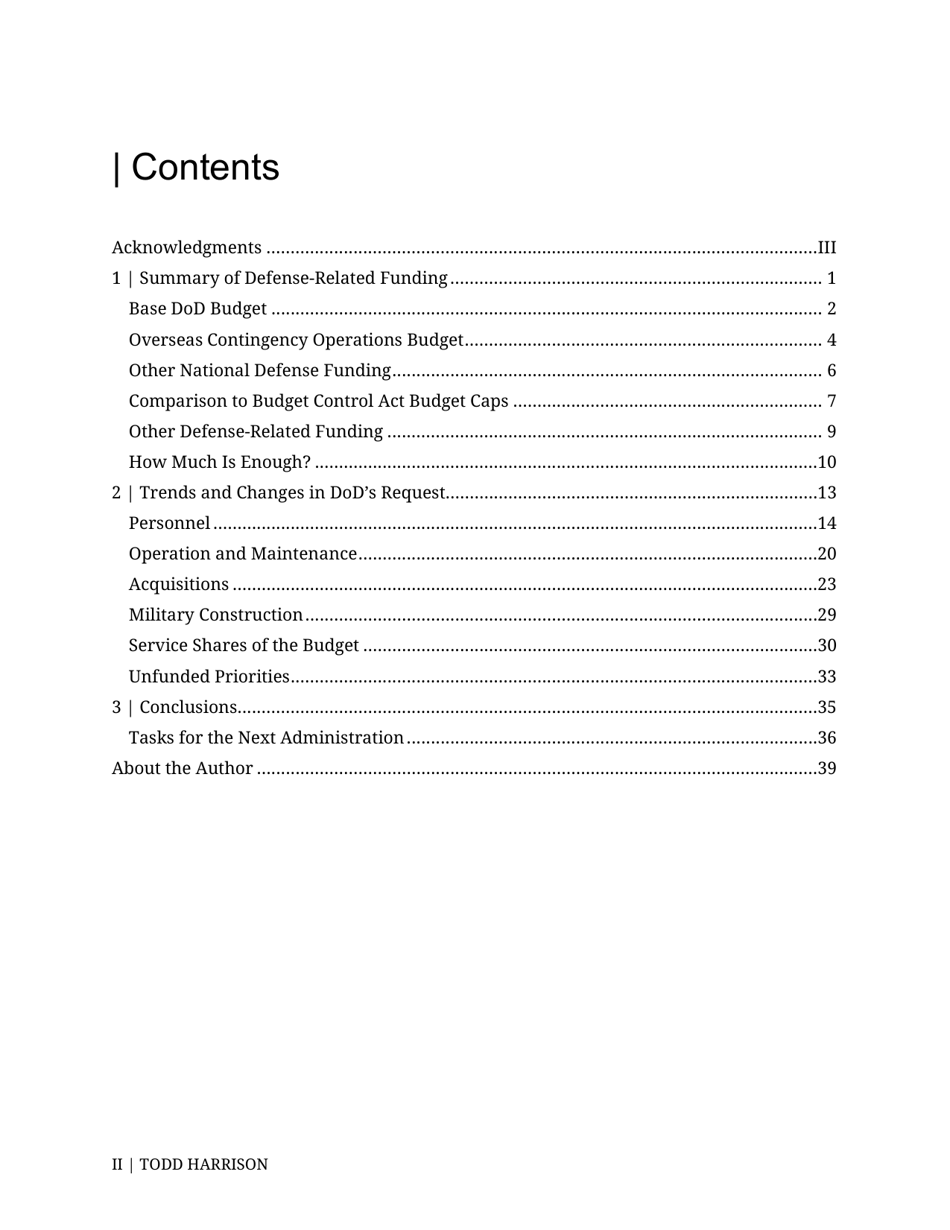 Analysis of the FY 2017 Defense Budget - Todd Harrison, Csis, Page 6