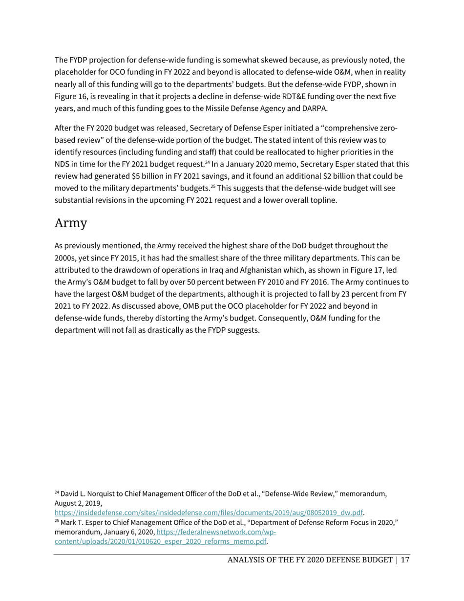 Analysis of the FY 2020 Defense Budget - Todd Harrison, Csis, Page 23