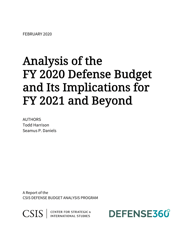 Analysis of the FY 2020 Defense Budget - Todd Harrison, Csis, Page 3