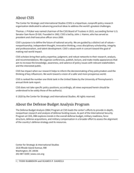 Analysis of the FY 2020 Defense Budget - Todd Harrison, Csis, Page 4