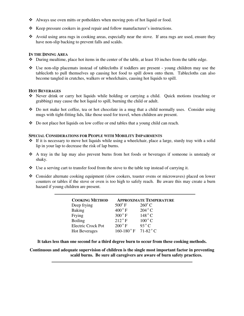 Scalds: a Burning Issue - American Burn Association, Page 19