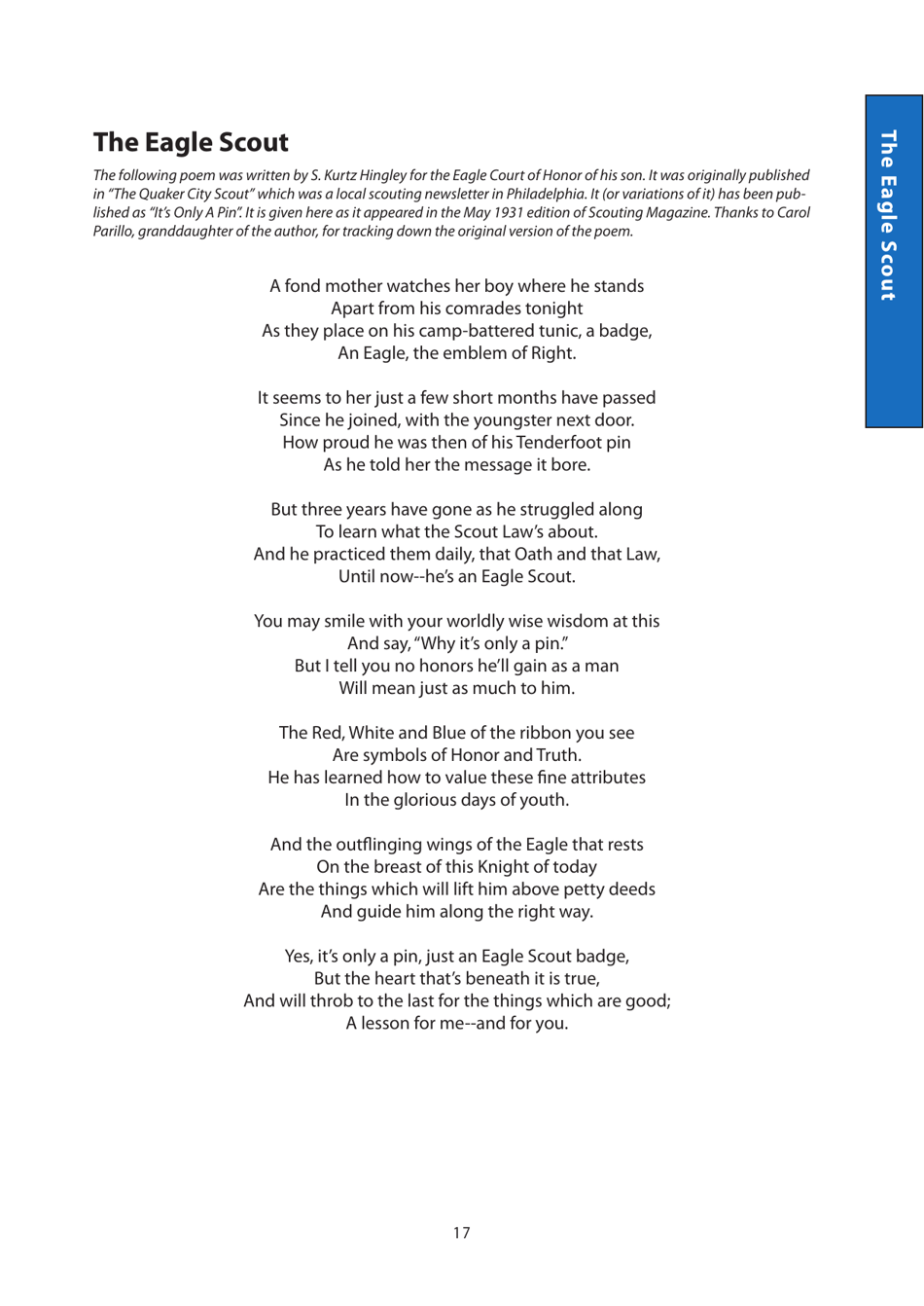 Eagle Scout Award Booklet - Nesa, Page 17