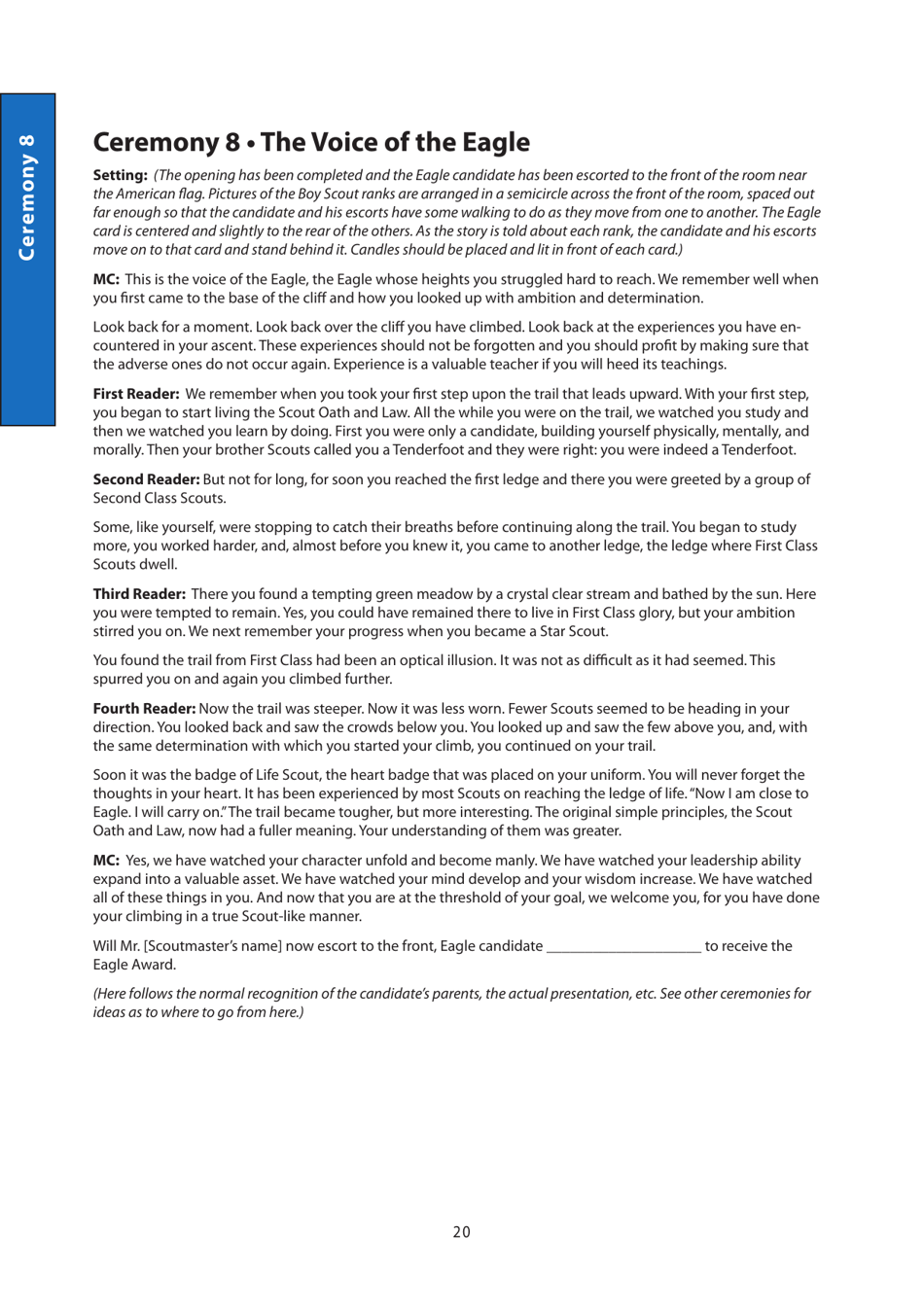 Eagle Scout Award Booklet - Nesa, Page 20
