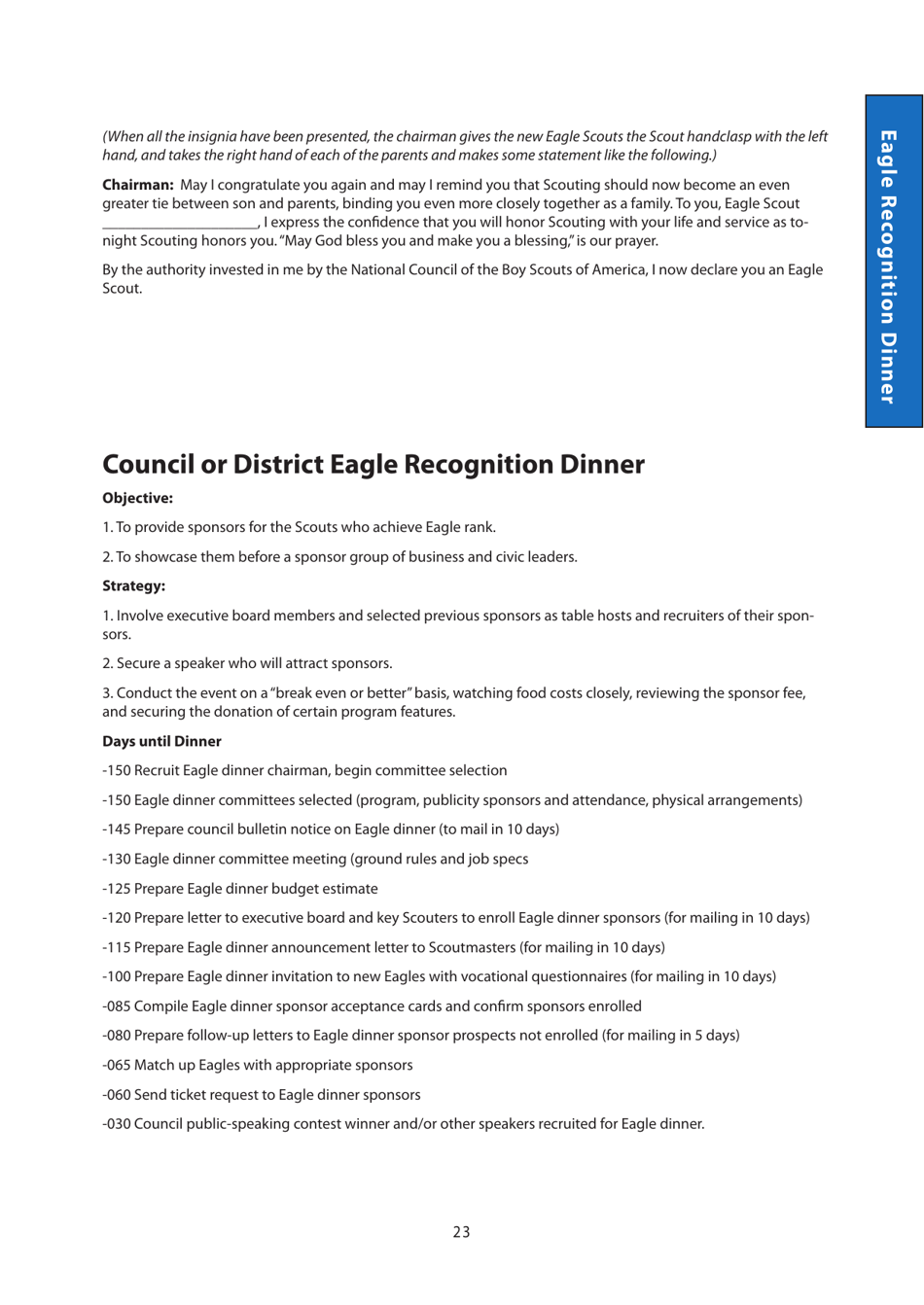 Eagle Scout Award Booklet - Nesa, Page 23