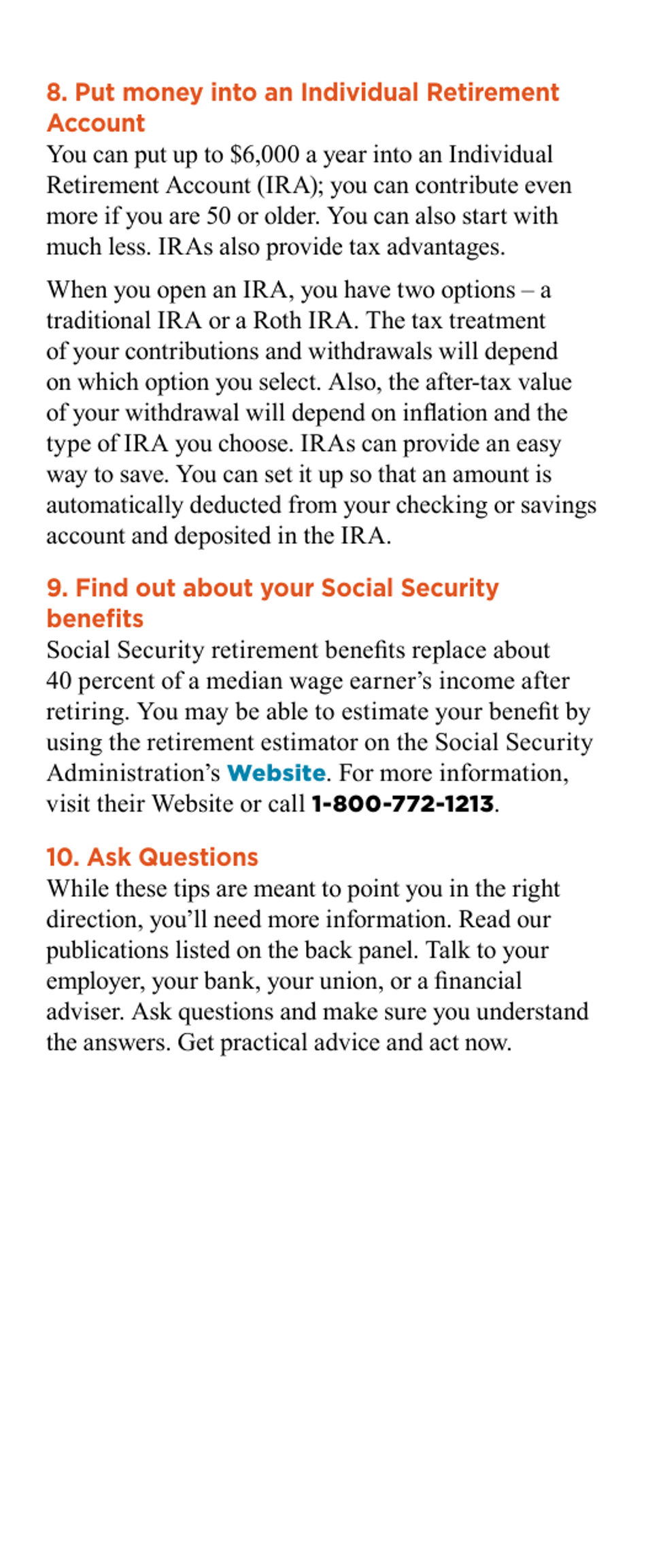 Top 10 Ways to Prepare for Retirement, Page 5
