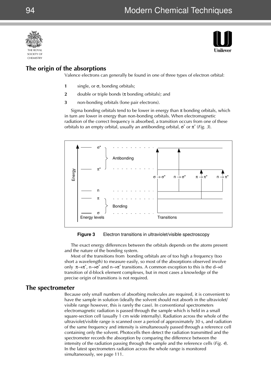 Modern Chemical Techniques: Ultraviolet / Visible Spectroscopy, Page 3