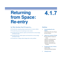 Document preview: Chapter 4.1.7 - Returning From Space: Re-entry